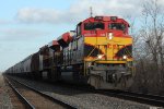 Kansas City Southern Loaded Grain Train